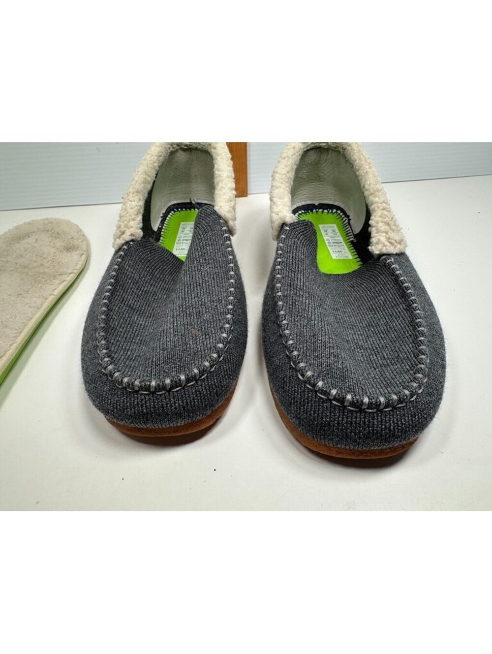 Rothy's Slipper Womens Size 11 The Scuff Gray Merino Wool Casual Slip On Shoes - Picture 8 of 16